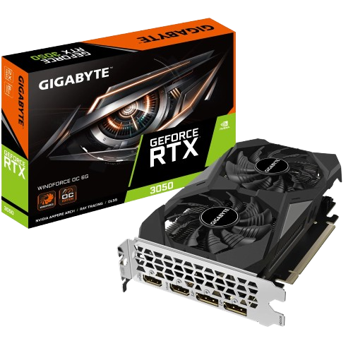GIGABYTE GeForce RTX3050 WINDFORCE OC 6GB