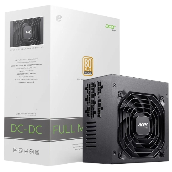 550W Acer AC550 80+ Bronze Full-Modular PSU