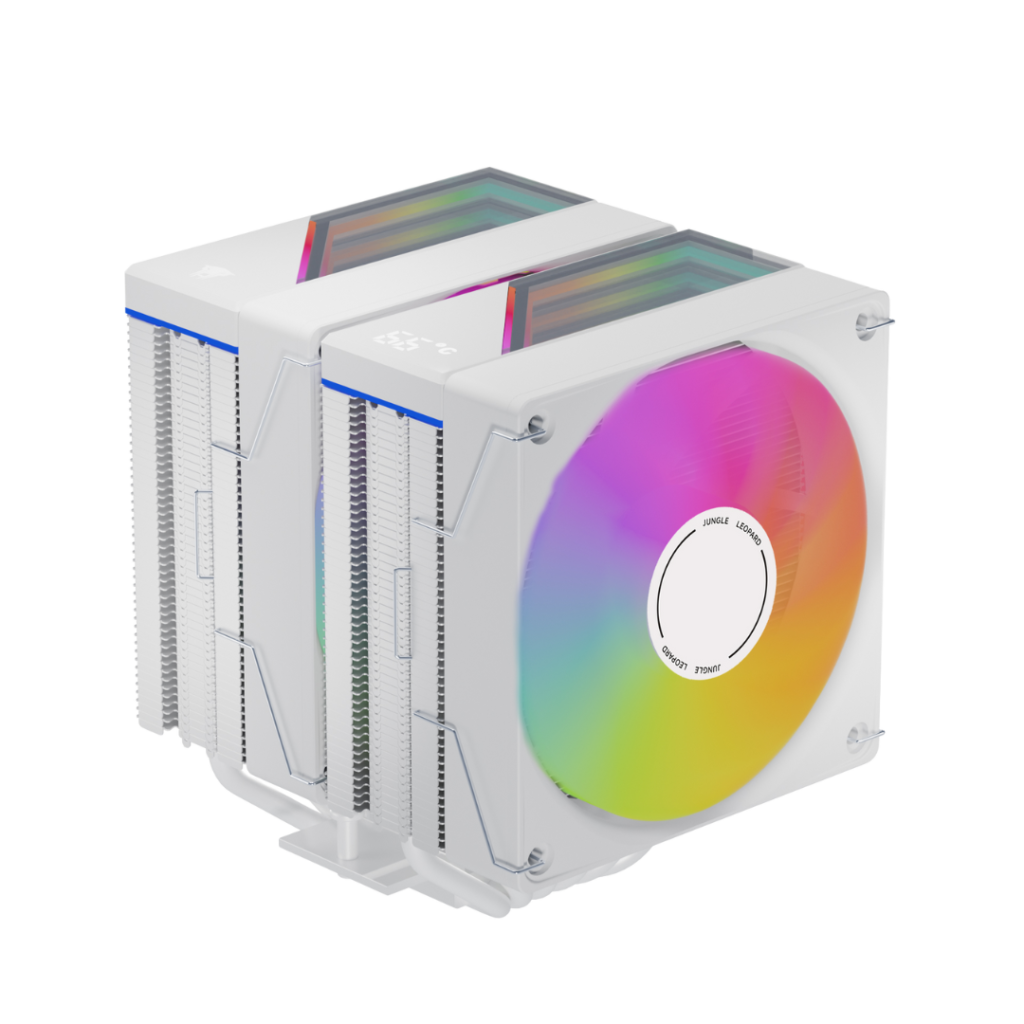 Jungle Leopard KF620-DGT CPU Air Cooler (White)