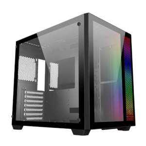 Keytech Robin SE (Special Edition) Dual Chamber ATX Case – Black
