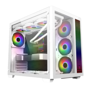 Keytech Robin SE (Special Edition) Dual Chamber ATX Case - White