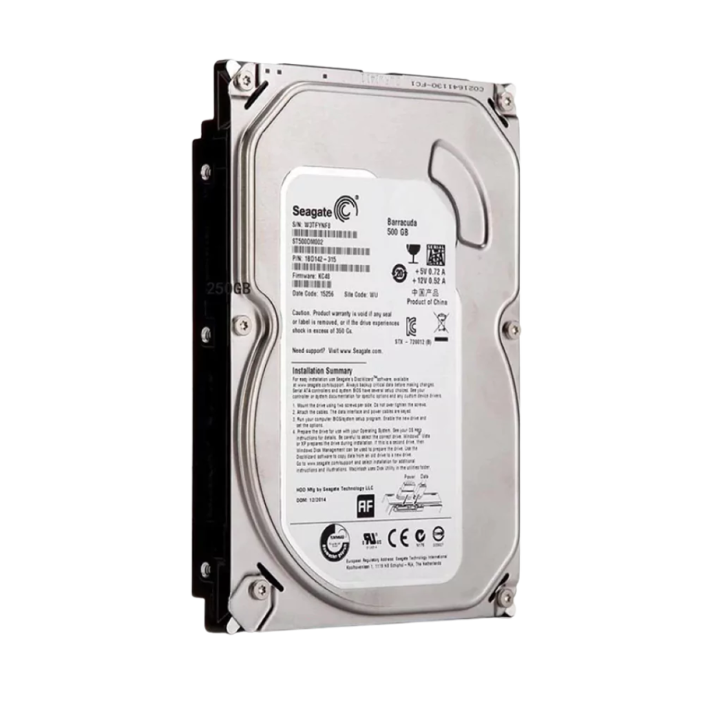 500GB Seagate Barracuda 3.5″ SATA Hard Drive (HDD)