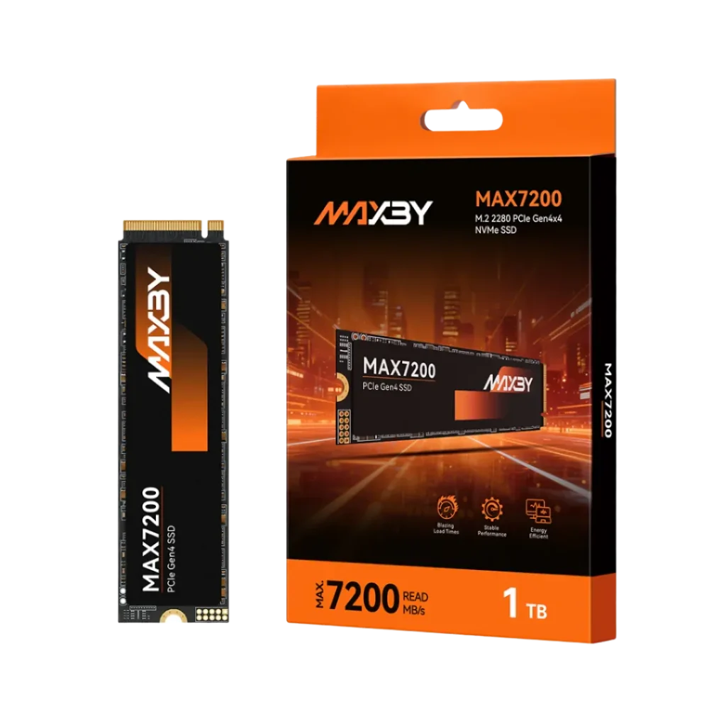 1TB MAXBY MAX7200 PCIe Gen4x4 M.2 NVMe SSD