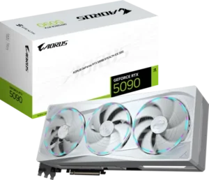 GIGABYTE AORUS GEFORCE RTX 5090 STEALTH ICE 32GB GRAPHICS CARD