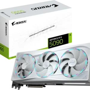 GIGABYTE AORUS GEFORCE RTX 5090 STEALTH ICE 32GB GRAPHICS CARD